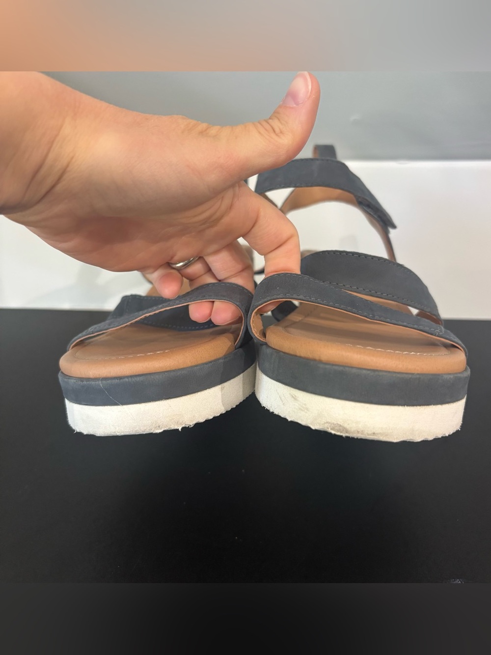 Crevo Claudia Wedge Platform Sandals Shoes, size 9 - Picture 4 of 8